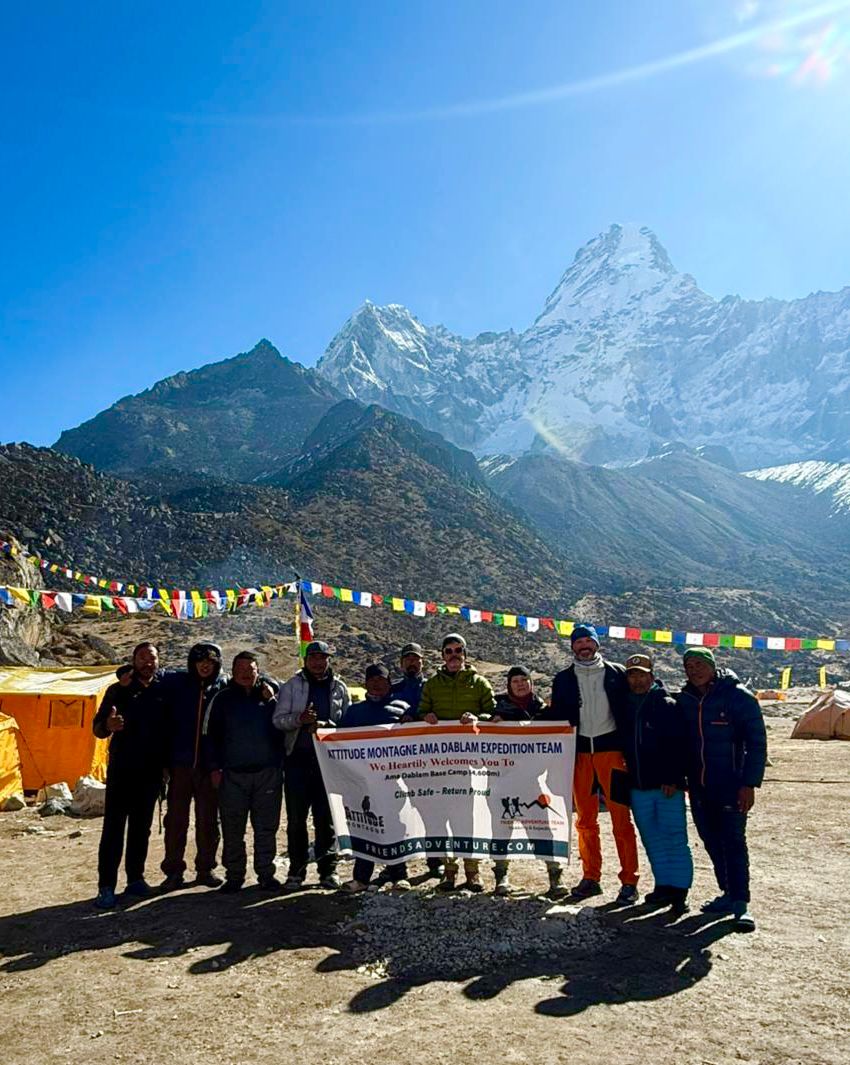 Friends Adventure Team becomes first to summit Ama Dablam in Spring 2026 season